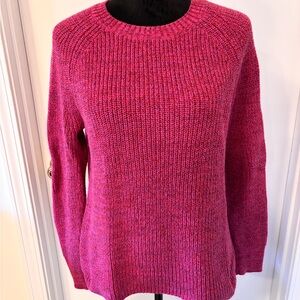 GAP Women's Bold Pink Crew Neck Sweater